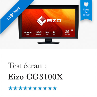 Test détaillé et mesures de l'écran Eizo CG3100X par Arnaud Frich