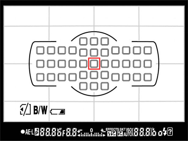 Viseur de reflex avec collimateurs autofocus