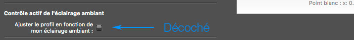 Contrôler la lumière ambiante avec i1Profiler
