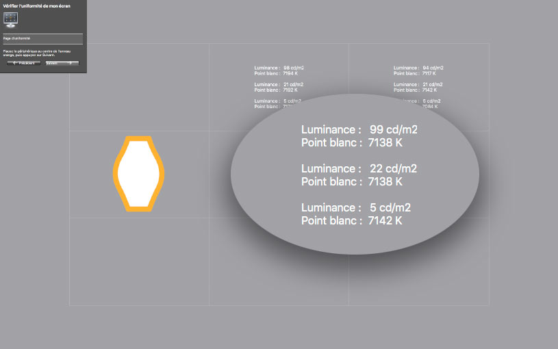 Mesure de la luminance avec i1Profiler