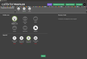 Logiciel Calibrite Profiler