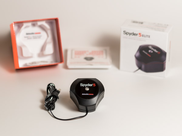 Contenu du coffret Spyder5Express