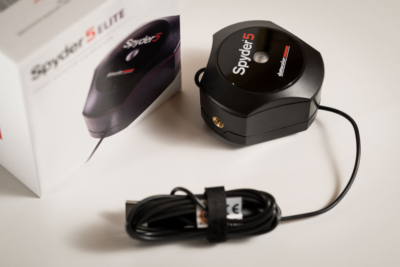 Kit Spyder5Elite Datacolor et sa boîte