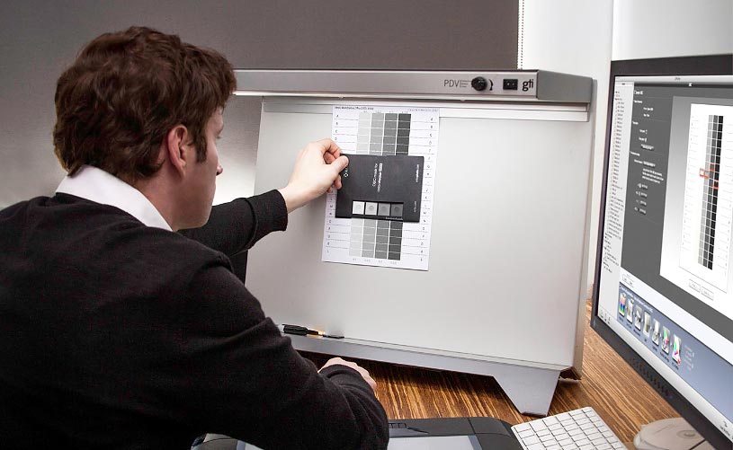 Calibration d'une chaîne graphique en flux RVB