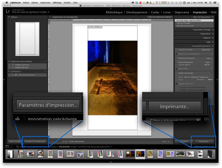 Options d'impression dans Lightroom Options d'impression dans Lightroom