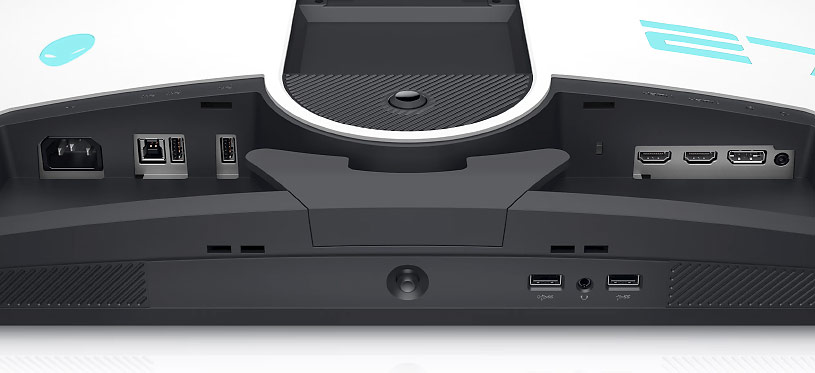 Connectiques de l'Alienware AW2723DF