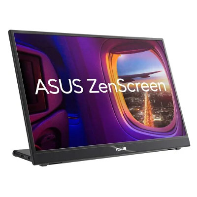 Asus MB16QHG en position écran secondaire