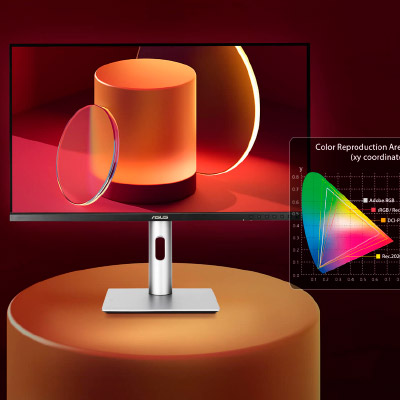 Gamuts couverts par l'Asus PA278CFRV