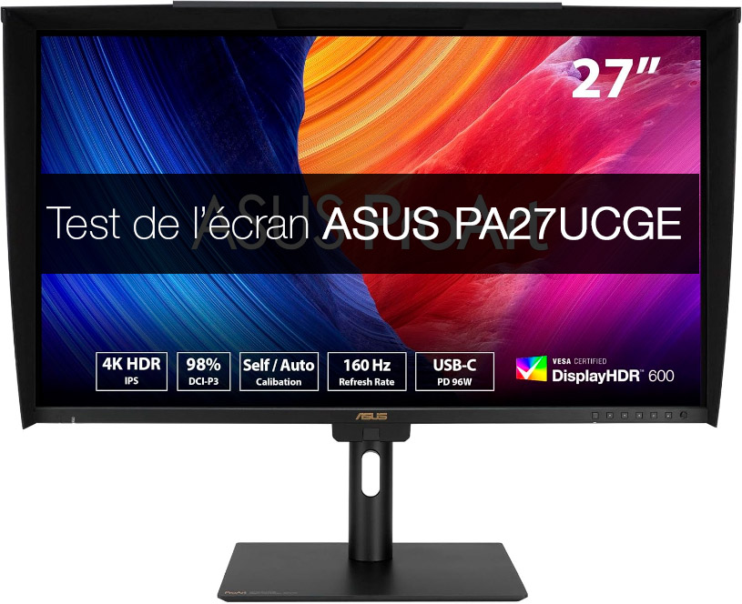 Test de l'écran ASUS ProArt PA27UCGE
