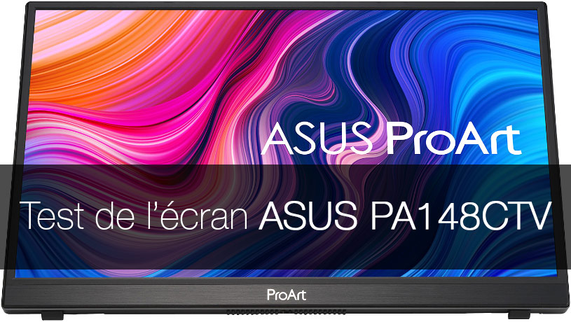 Test de l'écran l'Asus PA148CTV