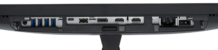 Connectique de l'Asus PA24AC