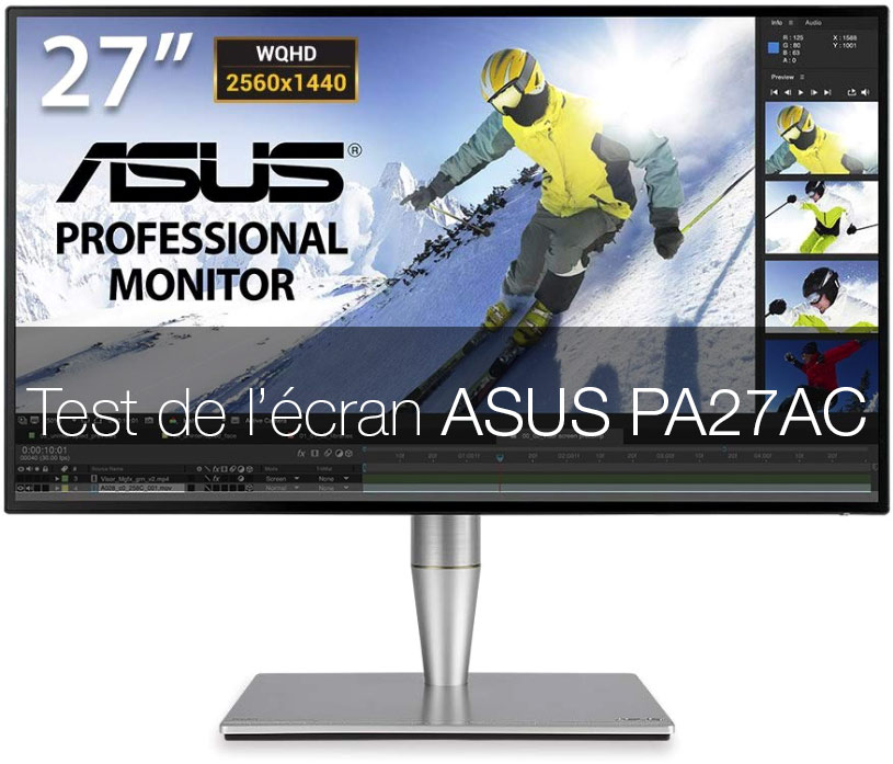 Test de l'écran ASUS PA27AC