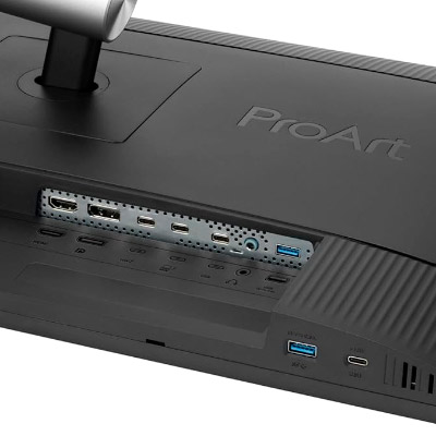Connectique de l'Asus PA32QCV 6K