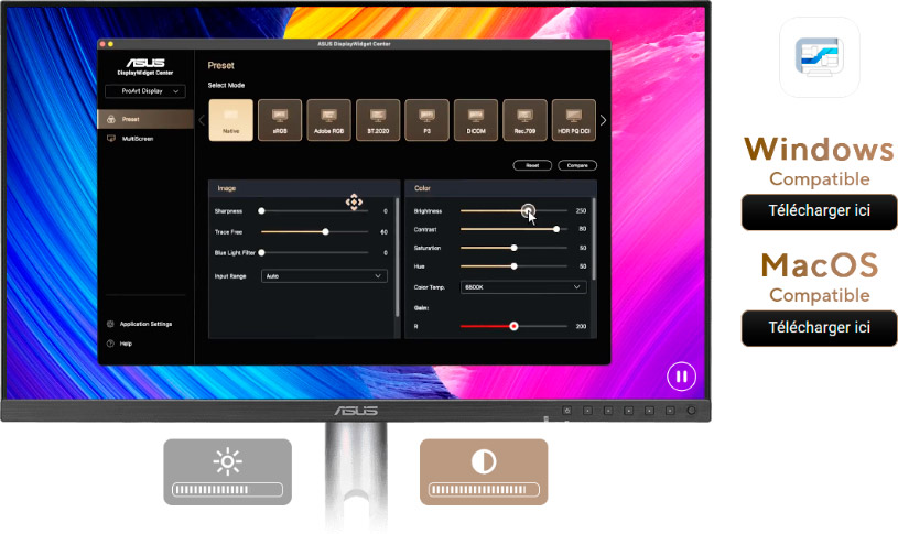 Logiciel ASUS DisplayWidget Center Logiciel ASUS DisplayWidget Center
