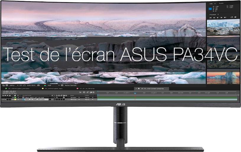 Test de l'Asus PA34VC