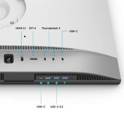 Connectique du BenQ PD2730S