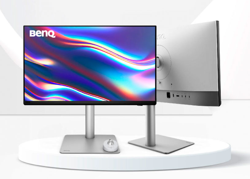 Le BenQ PD2730S et sa palette de raccourcis 