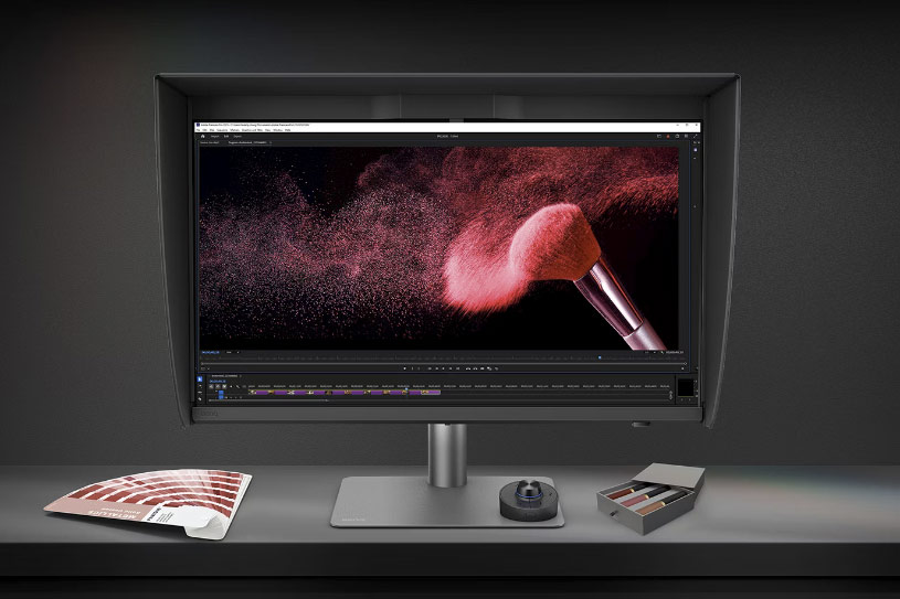 Le BenQ PD2730S et sa palette de raccourcis 