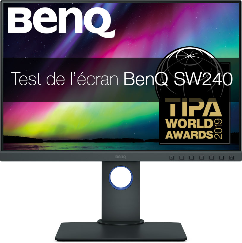 Test de l'écran BenQ SW240