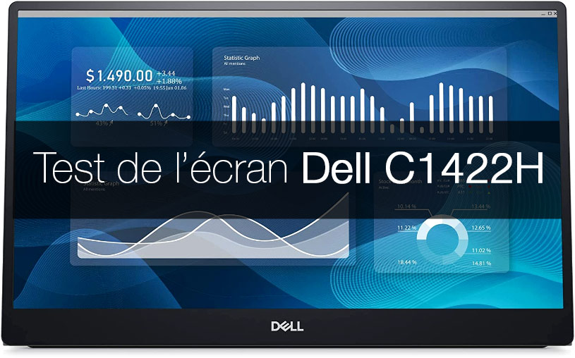 Test de l'écran DELL C1422H