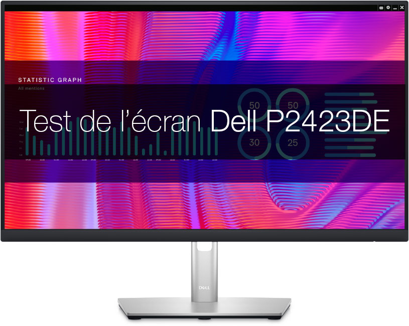 Test de l'écran DELL P2423DE