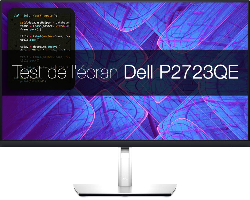 Test de l'écran DELL P2723QE