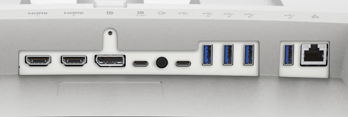 Connectique du DELL U4924DW Connectique du DELL U4924DW