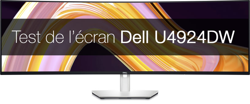 Ecran PC Dell UltraSharp U4919DW - QHD - 49 - 8 ms - Incurvé - Ecrans PC -  Achat & prix