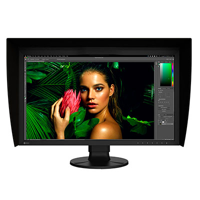 Écran EIZO CG2700S et sa casquette