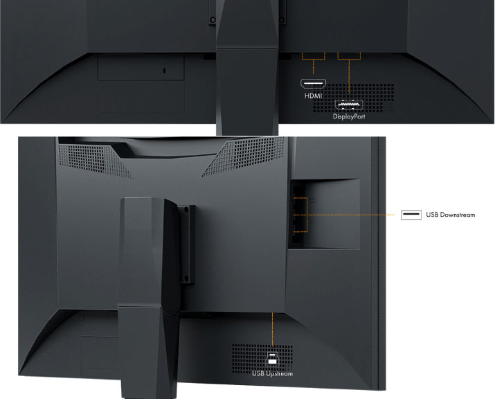 Connectique écran EIZO CG279X 