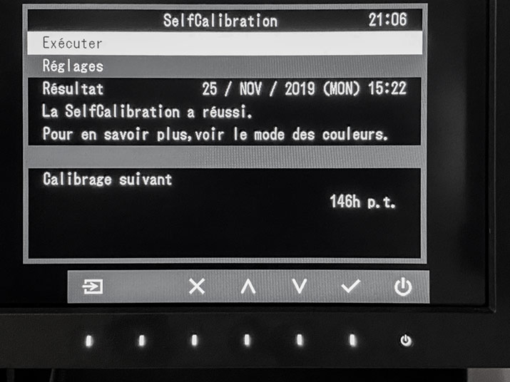 Selfcalibration dans ColorNavigator