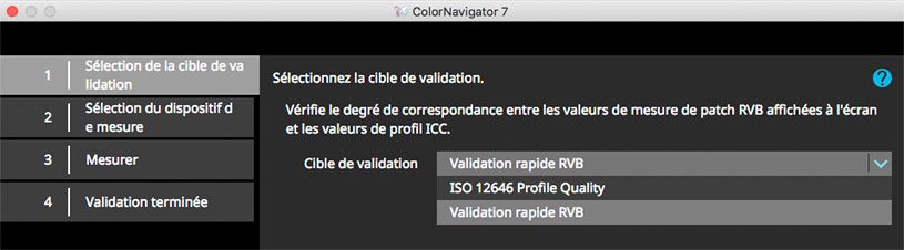 Validation du calibrage de l'écran Eizo CG279X