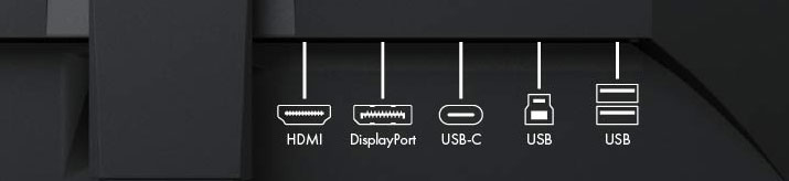 Connectiques de l'écran Eizo CS2740