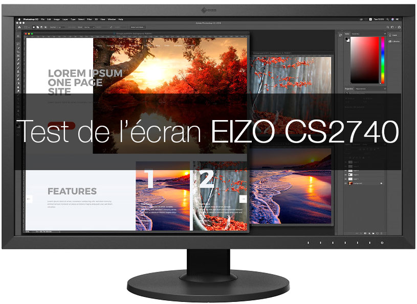 Test de l'Eizo ColorEdge CS2740