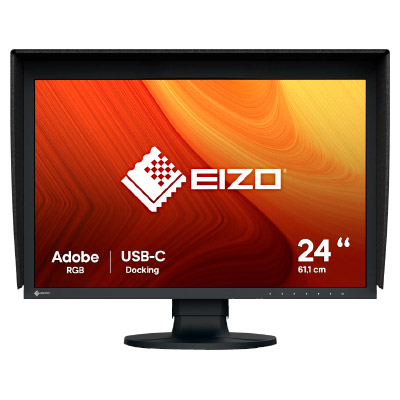 Écran EIZO ColorEdge CG2400S et sa casquette
