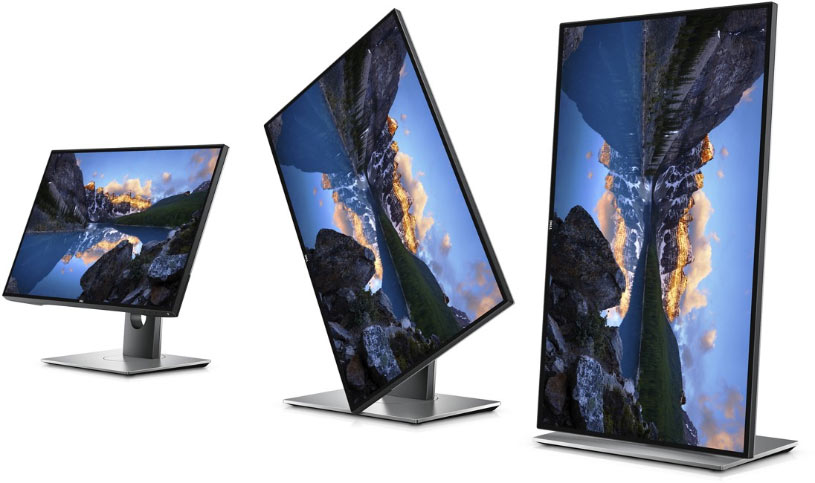 Le Dell U2518D peut s'orienter en paysage ou vertical