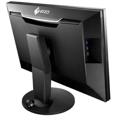 Arrière de l'écran EIZO CG2420 et ses prises USB 3.0