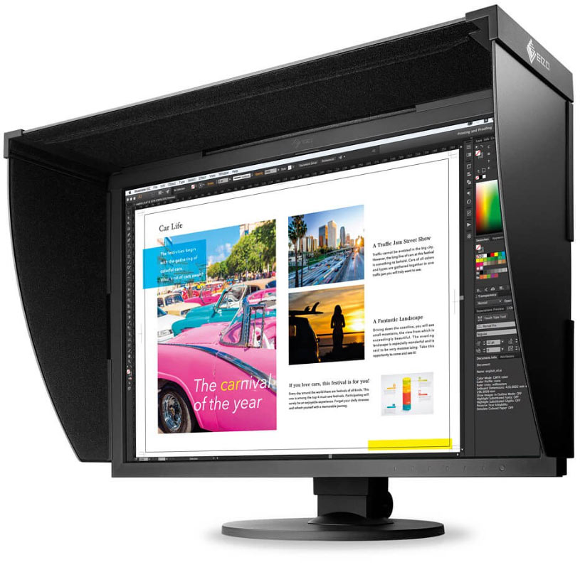 Eizo CS2420 et sa casquette en option