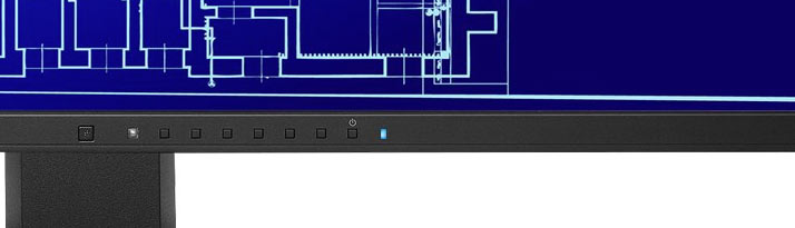 Boutons du menu de l'écran Eizo EV3237