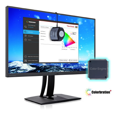 Calibration hardware du ViewSonic VP2768a avec Colorbration+