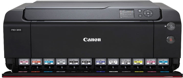 Chargement des cartouches de la Canon Pro-1000