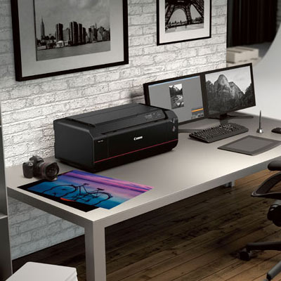 L'imprimante Canon PRO-1000 sur un bureau