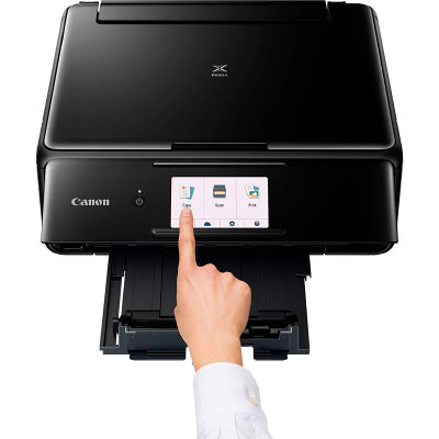 Ecran tactile de l'imprimante Canon TS8150