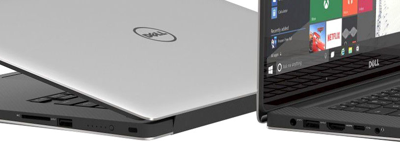 Connectiques du Dell XPS 13 pouces UHD de 2018