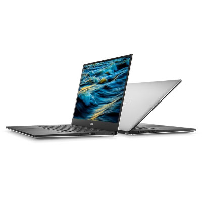 Finition noire et argent du Dell XPS 15 pouces UHD de 2018